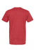 Tultex 541 Mens Premium Short Sleeve Crewneck T-Shirt Heather Red Flat Back