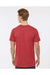 Tultex 541 Mens Premium Short Sleeve Crewneck T-Shirt Heather Red Model Back