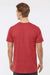 Tultex 541 Mens Premium Short Sleeve Crewneck T-Shirt Heather Red Model Back