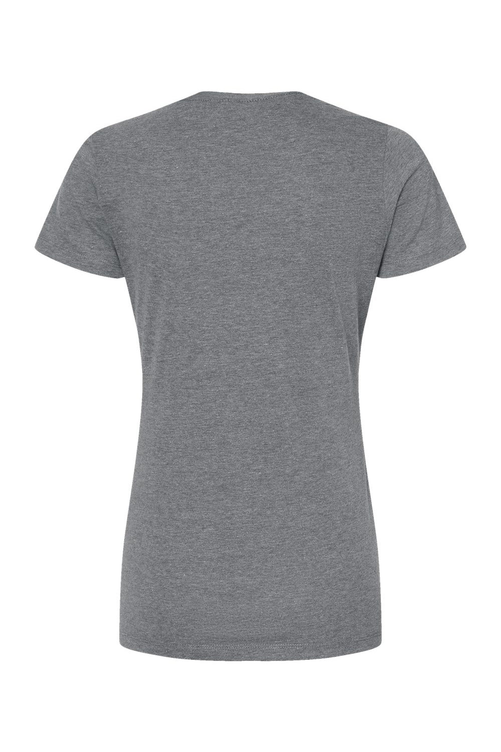 Tultex 542 Womens Premium Short Sleeve Crewneck T-Shirt Heather Grey Flat Back