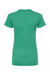 Tultex 542 Womens Premium Short Sleeve Crewneck T-Shirt Heather Kelly Green Flat Back