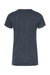 Tultex 542 Womens Premium Short Sleeve Crewneck T-Shirt Heather Navy Blue Flat Back