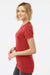 Tultex 542 Womens Premium Short Sleeve Crewneck T-Shirt Heather Red Model Side