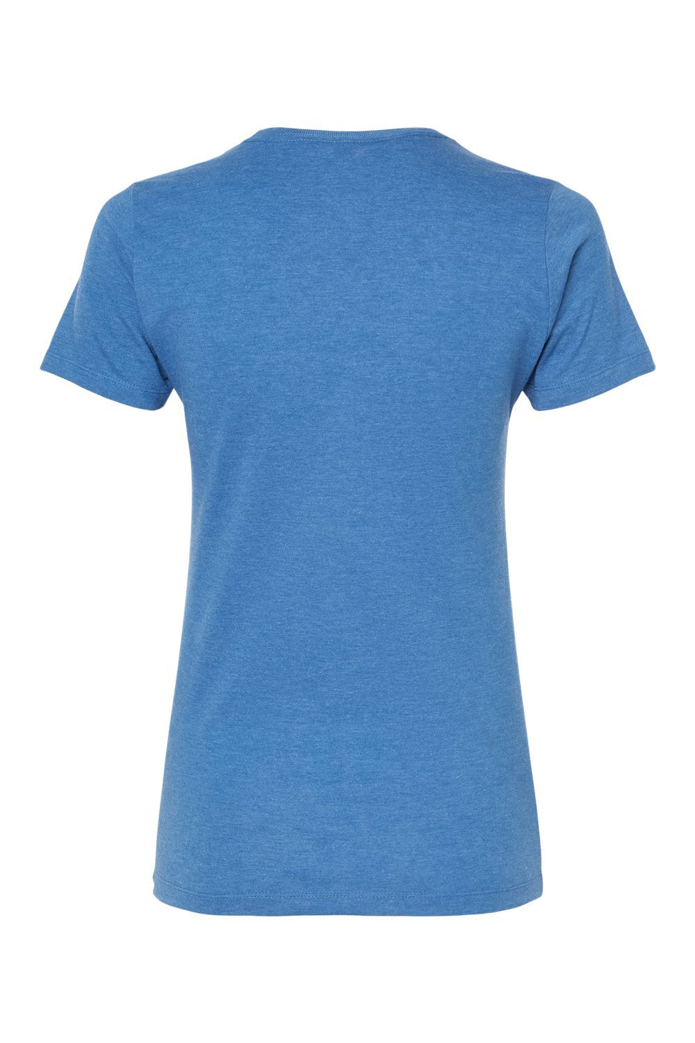 Tultex 542 Womens Premium Short Sleeve Crewneck T-Shirt Heather Royal Blue Flat Back