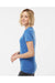 Tultex 542 Womens Premium Short Sleeve Crewneck T-Shirt Heather Royal Blue Model Side