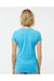 Tultex 213 Womens Fine Jersey Slim Fit Short Sleeve Crewneck T-Shirt Aqua Blue Model Back