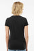 Tultex 213 Womens Fine Jersey Slim Fit Short Sleeve Crewneck T-Shirt Black Model Back