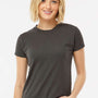 Tultex Womens Fine Jersey Slim Fit Short Sleeve Crewneck T-Shirt - Charcoal Grey