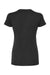 Tultex 213 Womens Fine Jersey Slim Fit Short Sleeve Crewneck T-Shirt Coal Grey Flat Back