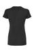 Tultex 213 Womens Fine Jersey Slim Fit Short Sleeve Crewneck T-Shirt Coal Grey Flat Back