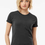 Tultex Womens Fine Jersey Slim Fit Short Sleeve Crewneck T-Shirt - Coal Grey - Closeout