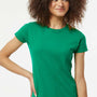 Tultex Womens Fine Jersey Slim Fit Short Sleeve Crewneck T-Shirt - Kelly Green