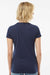 Tultex 213 Womens Fine Jersey Slim Fit Short Sleeve Crewneck T-Shirt Navy Blue Model Back