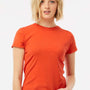 Tultex Womens Fine Jersey Slim Fit Short Sleeve Crewneck T-Shirt - Orange - Closeout