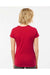 Tultex 213 Womens Fine Jersey Slim Fit Short Sleeve Crewneck T-Shirt Red Model Back