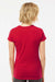 Tultex 213 Womens Fine Jersey Slim Fit Short Sleeve Crewneck T-Shirt Red Model Back