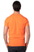 Threadfast Apparel 100A Mens Ultimate Short Sleeve Crewneck T-Shirt Bright Orange Model Back