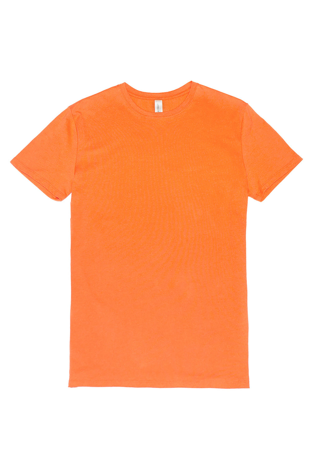 Threadfast Apparel 100A Mens Ultimate Short Sleeve Crewneck T-Shirt Bright Orange Flat Front