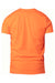 Threadfast Apparel 100A Mens Ultimate Short Sleeve Crewneck T-Shirt Bright Orange Flat Back