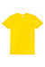 Threadfast Apparel 100A Mens Ultimate Short Sleeve Crewneck T-Shirt Bright Yellow Flat Front