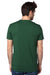 Threadfast Apparel 100A Mens Ultimate Short Sleeve Crewneck T-Shirt Forest Green Model Back