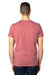 Threadfast Apparel 100A Mens Ultimate Short Sleeve Crewneck T-Shirt Heather Maroon Model Back