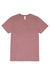 Threadfast Apparel 100A Mens Ultimate Short Sleeve Crewneck T-Shirt Heather Maroon Flat Front