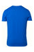 Threadfast Apparel 100A Mens Ultimate Short Sleeve Crewneck T-Shirt Royal Blue Flat Back