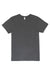 Threadfast Apparel 100A Mens Ultimate Short Sleeve Crewneck T-Shirt Heather Charcoal Grey Flat Front