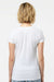 Tultex 214 Womens Fine Jersey Short Sleeve V-Neck T-Shirt White Model Back