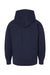Tultex 320Y Youth Hooded Sweatshirt Hoodie Navy Blue Flat Back