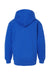Tultex 320Y Youth Hooded Sweatshirt Hoodie w/ Pouch Pocket Royal Blue Flat Back