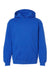 Tultex 320Y Youth Hooded Sweatshirt Hoodie w/ Pouch Pocket Royal Blue Flat Front