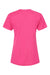 Tultex 216 Womens Fine Jersey Classic Fit Short Sleeve Crewneck T-Shirt Fuchsia Pink Flat Back