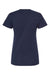 Tultex 216 Womens Fine Jersey Classic Fit Short Sleeve Crewneck T-Shirt Navy Blue Flat Back