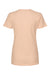 Tultex 216 Womens Fine Jersey Classic Fit Short Sleeve Crewneck T-Shirt Peach Flat Back