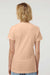 Tultex 216 Womens Fine Jersey Classic Fit Short Sleeve Crewneck T-Shirt Peach Model Back
