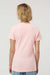 Tultex 216 Womens Fine Jersey Classic Fit Short Sleeve Crewneck T-Shirt Pink Model Back