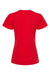 Tultex 216 Womens Fine Jersey Classic Fit Short Sleeve Crewneck T-Shirt Red Flat Back