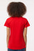 Tultex 216 Womens Fine Jersey Classic Fit Short Sleeve Crewneck T-Shirt Red Model Back