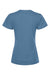 Tultex 216 Womens Fine Jersey Classic Fit Short Sleeve Crewneck T-Shirt Slate Blue Flat Back