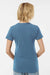 Tultex 216 Womens Fine Jersey Classic Fit Short Sleeve Crewneck T-Shirt Slate Blue Model Back
