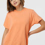 Tultex Youth Fine Jersey Short Sleeve Crewneck T-Shirt - Heather Cantaloupe Orange