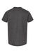 Tultex 235 Youth Fine Jersey Short Sleeve Crewneck T-Shirt Heather Charcoal Grey Flat Back