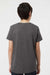 Tultex 235 Youth Fine Jersey Short Sleeve Crewneck T-Shirt Heather Charcoal Grey Model Back