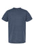 Tultex 235 Youth Fine Jersey Short Sleeve Crewneck T-Shirt Heather Denim Blue Flat Front