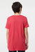 Tultex 235 Youth Fine Jersey Short Sleeve Crewneck T-Shirt Heather Red Model Back