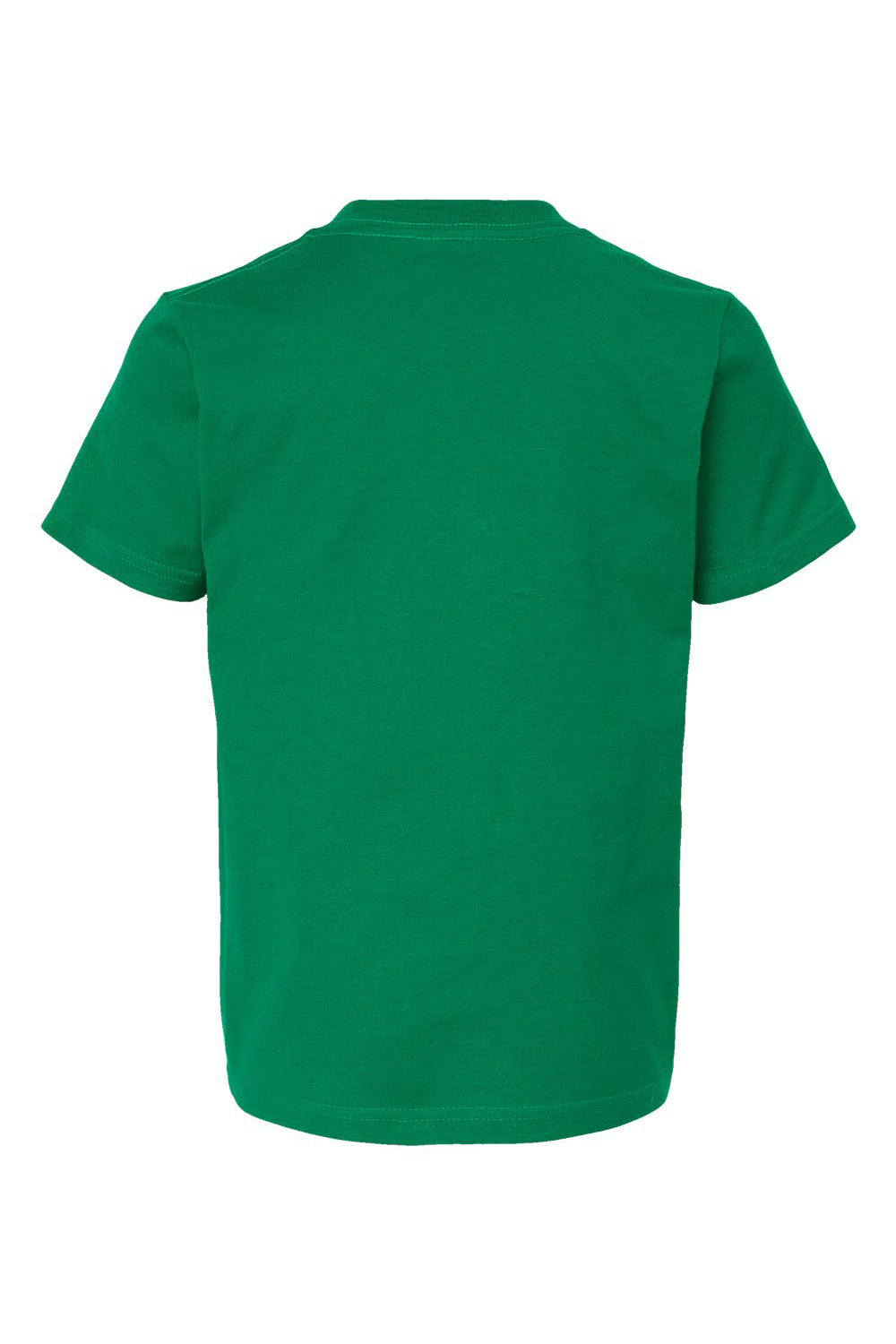 Tultex 235 Youth Fine Jersey Short Sleeve Crewneck T-Shirt Kelly Green Flat Back