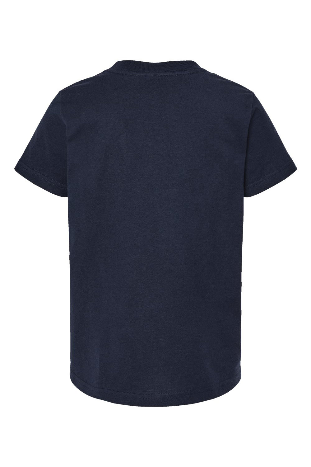 Tultex 235 Youth Fine Jersey Short Sleeve Crewneck T-Shirt Navy Blue Flat Back