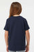Tultex 235 Youth Fine Jersey Short Sleeve Crewneck T-Shirt Navy Blue Model Back